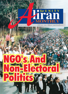 Ngos and Non-Electoral Politics Build Participatory Democracy and the Autonomous Public Sphere by Francis Loh