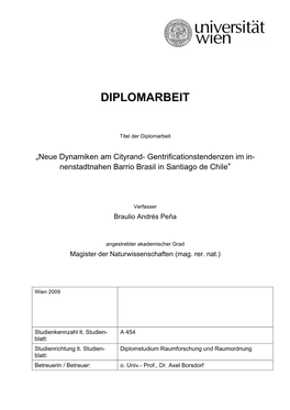 Diplomarbeit