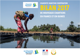 2017 DEPT17 BILAN GUINEE A4 12Pages.Indd 1 06/12/2017 18:00:04 Amérique Telimele Du Nord Europe Asie Boke FRANCE