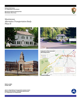 Morristown Alternative Transportation Study Phase II