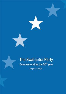 The Swatantra Party: Commemorating the 50Th Year