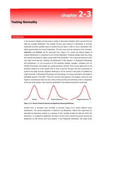 Chap 2-3 Testing Normality Dec 12 2011