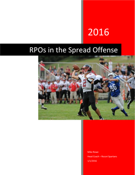 Rpos in the Spread Offense