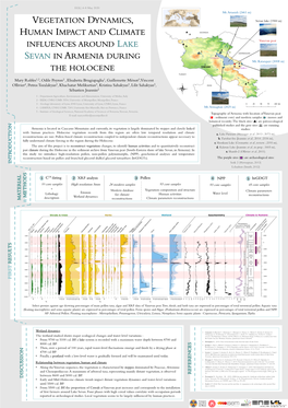 Vegetation Dynamics, Human Impact and Climate