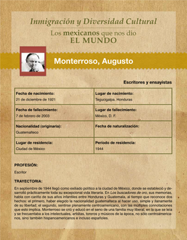 Monterroso, Augusto