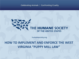 WV Puppy Mill Presentation