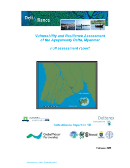 Vulnerability and Resilience Assessment of the Ayeyarwady Delta in Myanmar