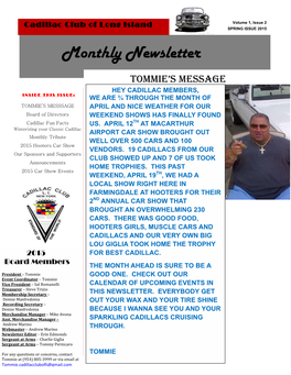 Monthly Newsletter