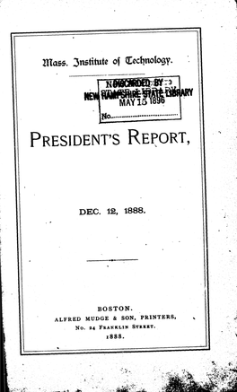 President's Report