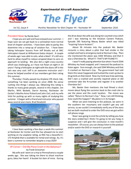 Experimental Aircraft Association President News by Randy Spurr VP