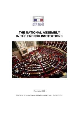 The National Assembly in the French Institutions