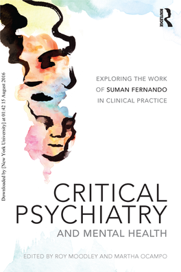 Critical Psychiatry and Mental Health