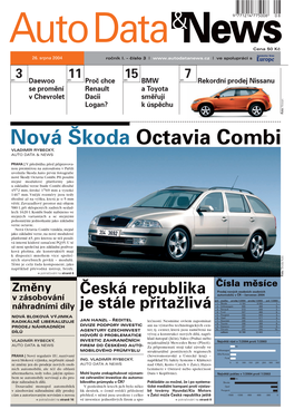 Auto Data News 08 04