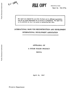 World Bank Document