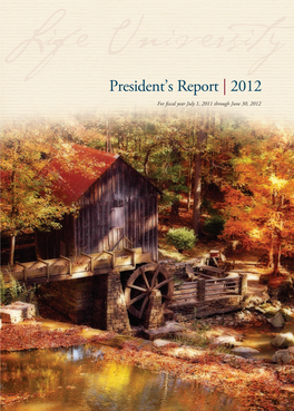 President's Report | 2012