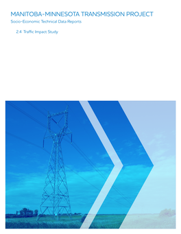 Manitoba-Minnesota Transmission Project Physical Environment