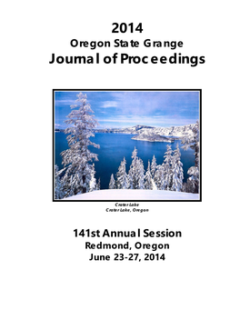 Journal of Proceedings – 2014 Annual Session