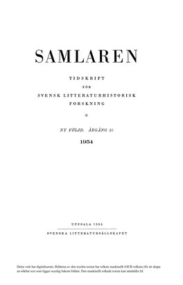 Svensk Litteraturhistorisk Bibliografi 71