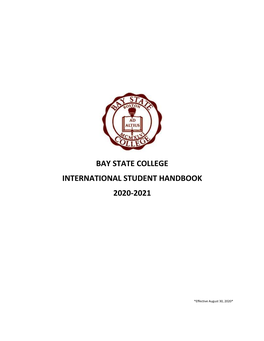 International Student Handbook 2020-2021