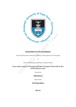 University of Cape Town (UCT) in Terms of the Non-Exclusive License Granted to UCT by the Author