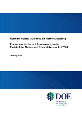 Northern Ireland Guidance Environmental Impact Assessment