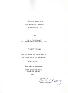 Catchment Analysis of Four Kansas City Hopewell Archaeological Sites