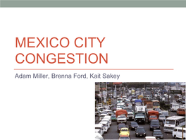 Mexico City Congestion