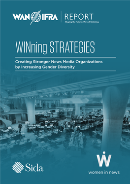 Creating Stronger News Media Organizations by Increasing Gender Diversity Winning Strategies IMPRINT