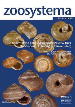 A Review of the Genus Coccoglypta Pilsbry, 1895 (Gastropoda: Pulmonata: Camaenidae)