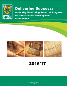 Authority Monitoring Report 2016-17