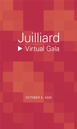 October 5, 2020 the Juilliard School