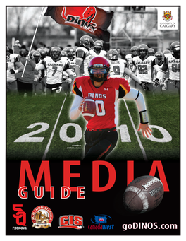 2009 UC Dinos Football Media Guide