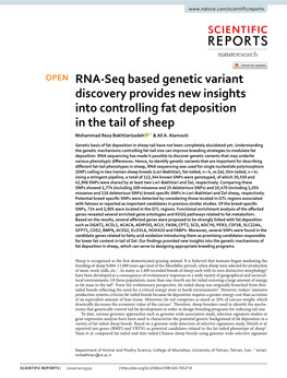 RNA-Seq Based Genetic Variant Discovery Provides New Insights