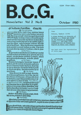 Newsletter Vol 2 No 8 October 1980