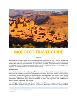 Morocco Travel Guide