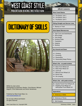 A- Dictionary of Skills