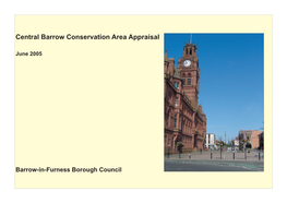 Central Barrow Conservation Area Appraisal