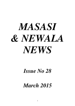 Masasi & Newala News No 28