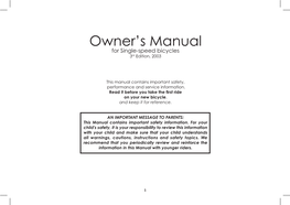 Owner's Manual