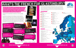 What's the French for Glastonbury?