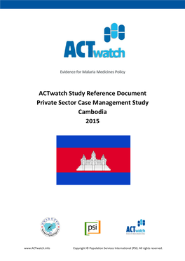 Cambodia 2015 Case Management Report