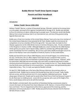 Parent Skier Handbook