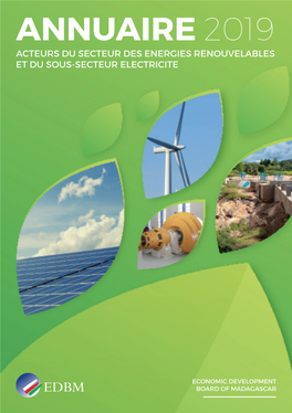 Annuaire 2019 Acteurs Du Secteur Des Energies Renouvelables Et Du Sous-Secteur Electricite