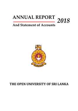 ANNUAL REPORT 2018 and Statement of Accounts