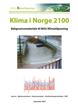 Klima I Norge 2100