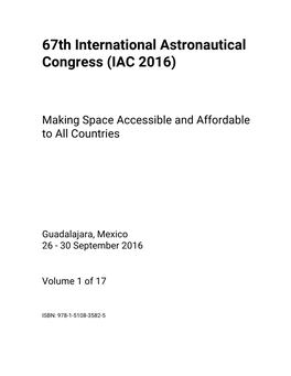 67Th International Astronautical Congress