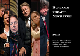 Hungarian Theatre Newsletter