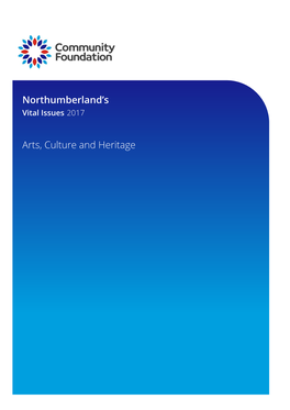 Northumberland's Arts, Culture and Heritage