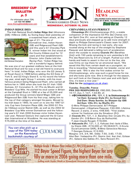 HEADLINE NEWS • 10/18/06 • PAGE 2 of 11