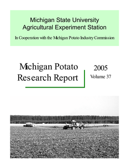 Michigan Potato Research Report